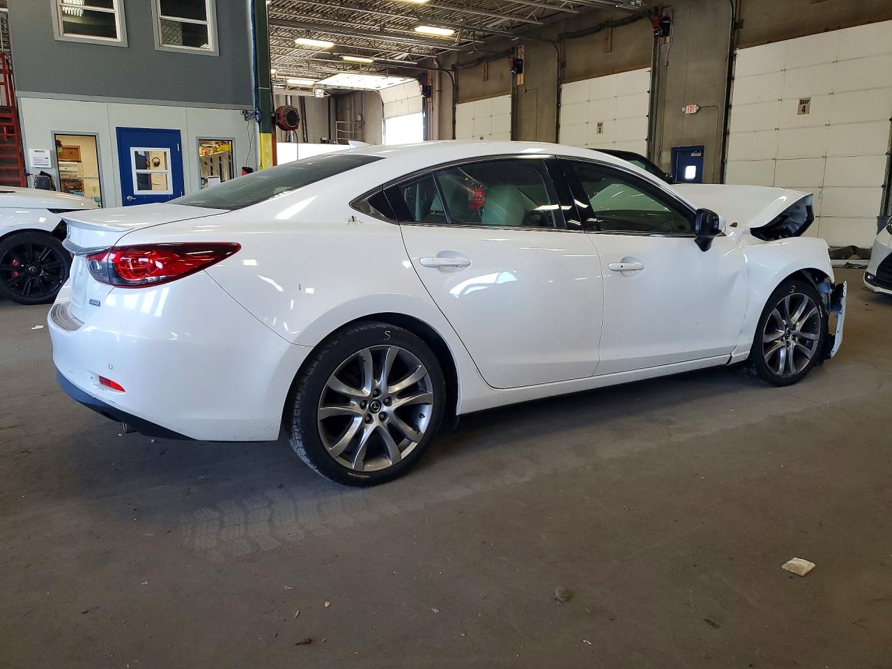 2014 Mazda 6 Grand Touring Белый vin: JM1GJ1W65E1137837