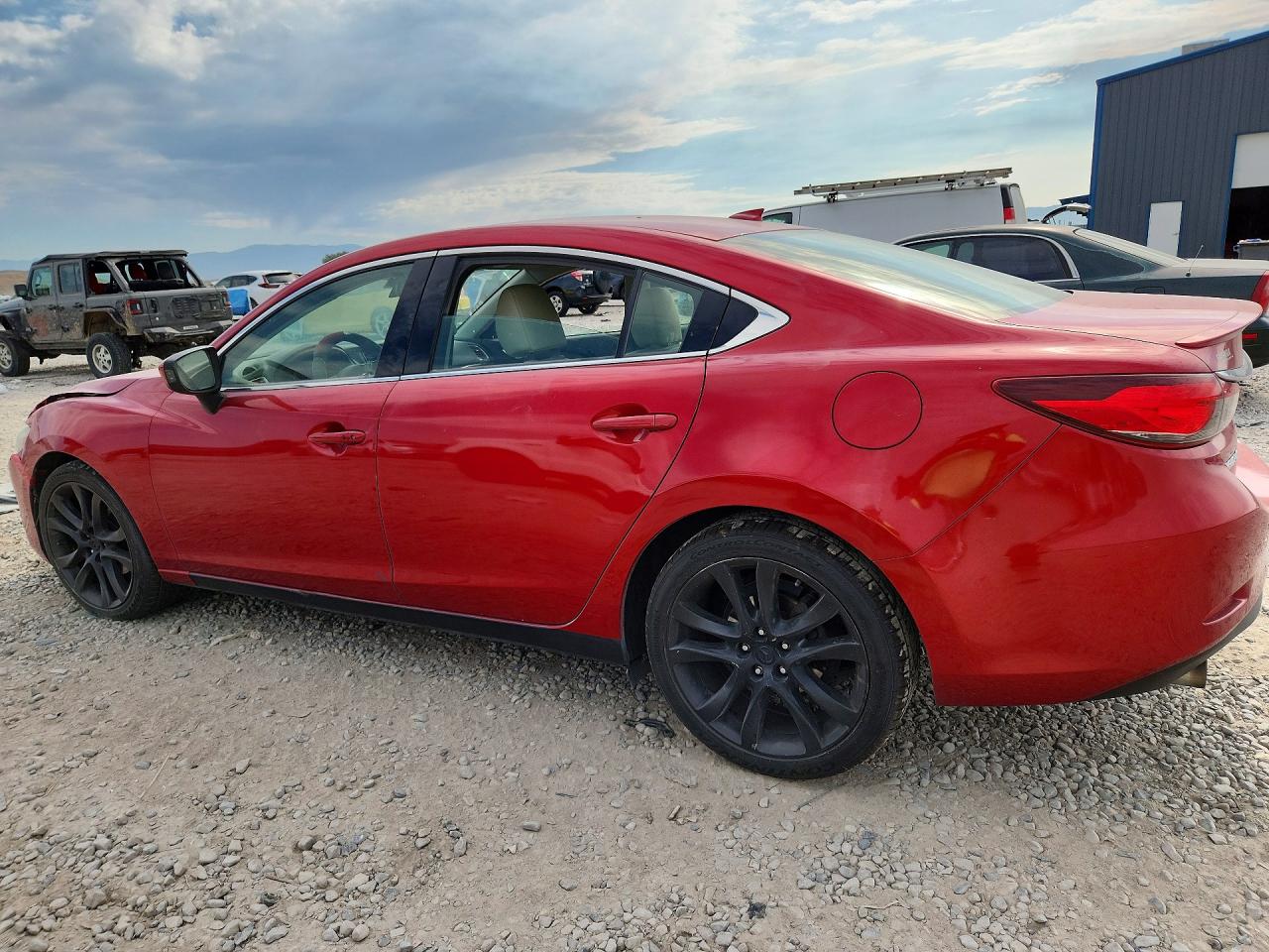 2014 Mazda 6 Grand Touring Red vin: JM1GJ1W65E1150765
