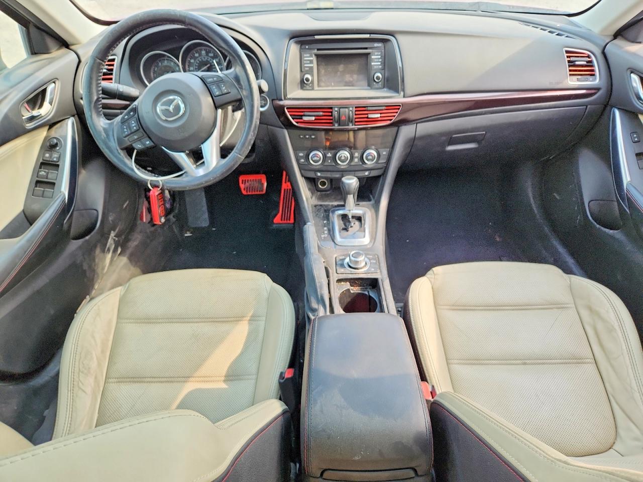 2014 Mazda 6 Grand Touring Red vin: JM1GJ1W65E1150765