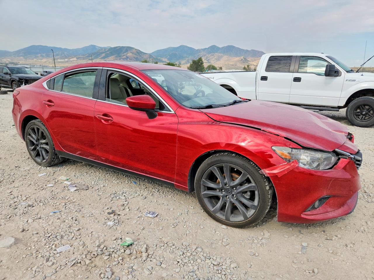 2014 Mazda 6 Grand Touring Red vin: JM1GJ1W65E1150765