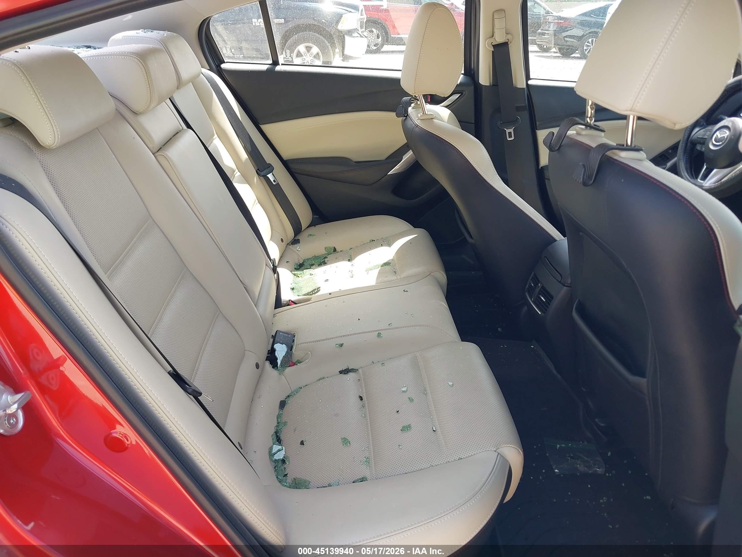 2014 Mazda Mazda6 I Grand Touring Красный vin: JM1GJ1W65E1151057