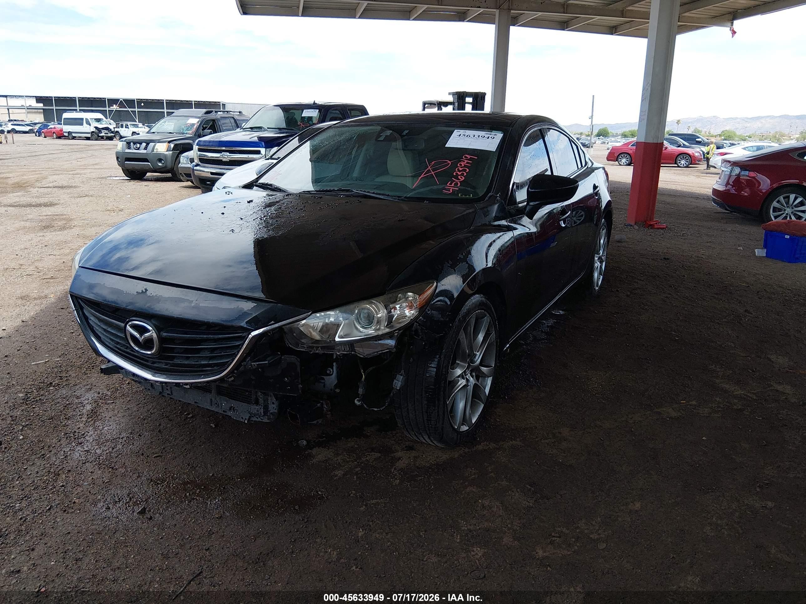 2014 Mazda Mazda6 I Grand Touring Черный vin: JM1GJ1W65E1151379
