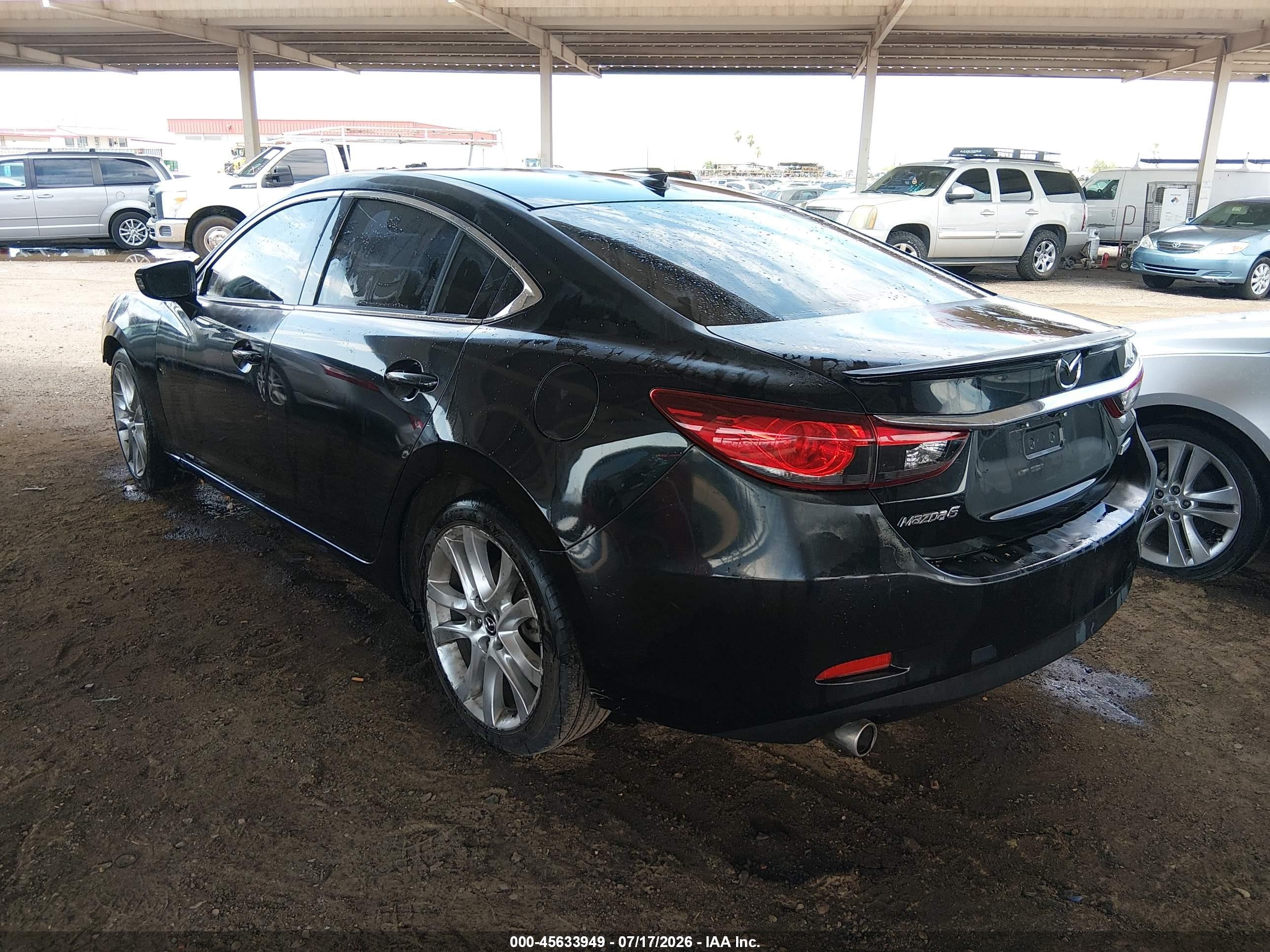 2014 Mazda Mazda6 I Grand Touring Черный vin: JM1GJ1W65E1151379