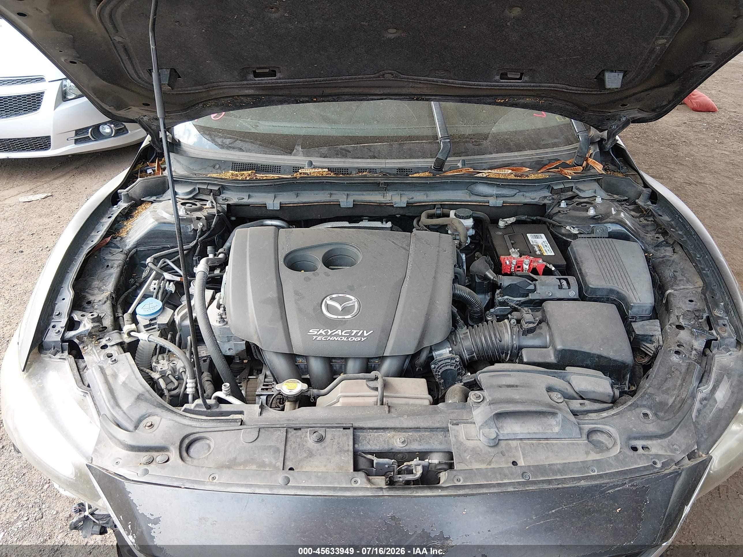 2014 Mazda Mazda6 I Grand Touring Черный vin: JM1GJ1W65E1151379