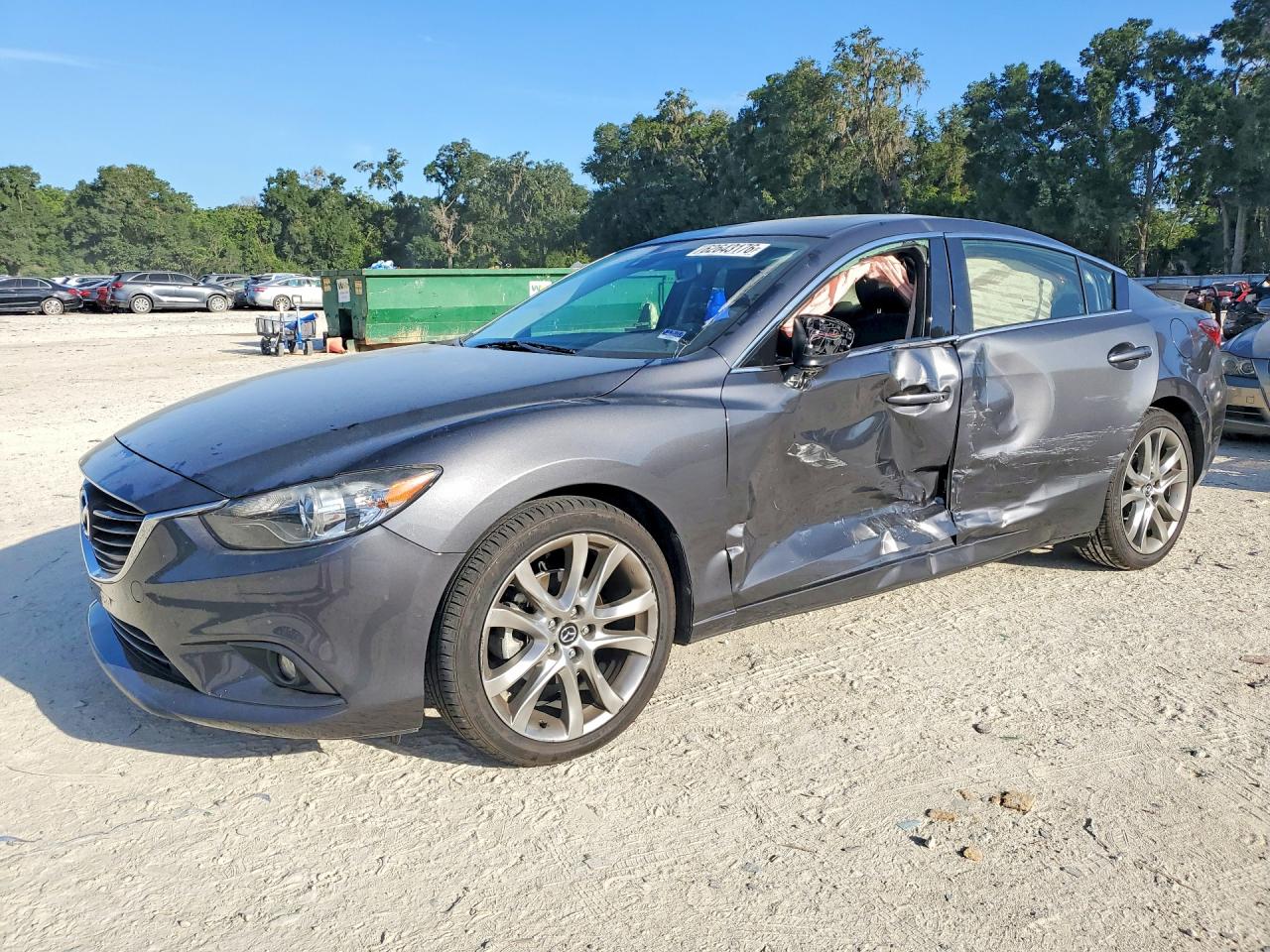 2015 Mazda 6 Grand Touring Gray vin: JM1GJ1W65F1168328