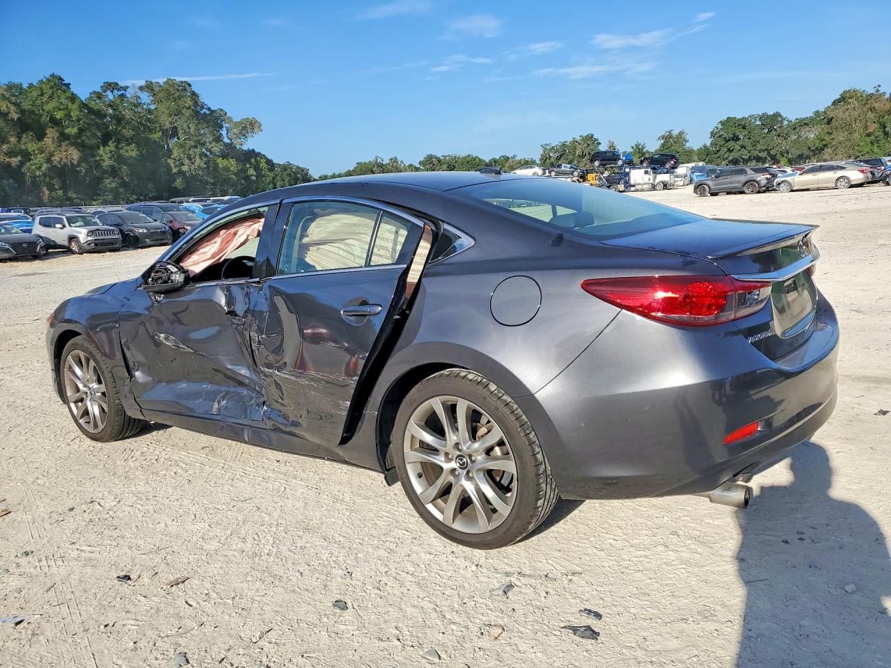 2015 Mazda 6 Grand Touring Gray vin: JM1GJ1W65F1168328