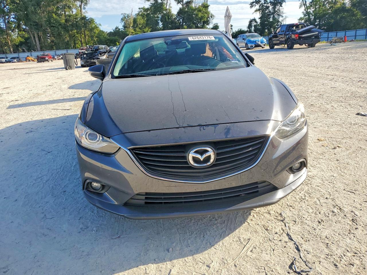 2015 Mazda 6 Grand Touring Gray vin: JM1GJ1W65F1168328