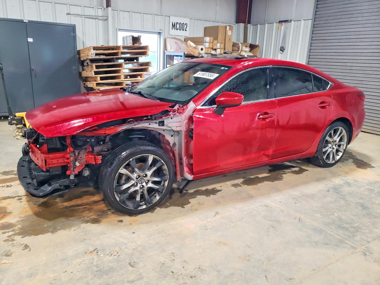2014 Mazda 6 Grand Touring Красный vin: JM1GJ1W66E1124935