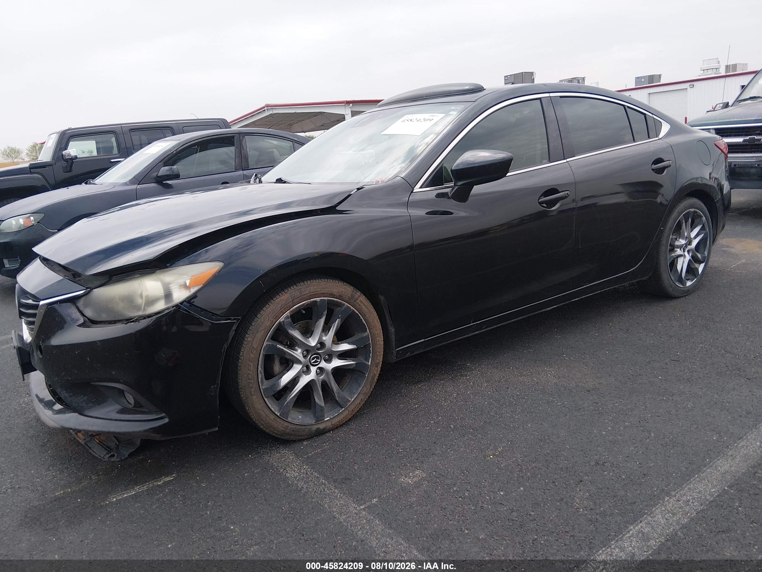 2014 Mazda Mazda6 I Grand Touring Black vin: JM1GJ1W66E1125485
