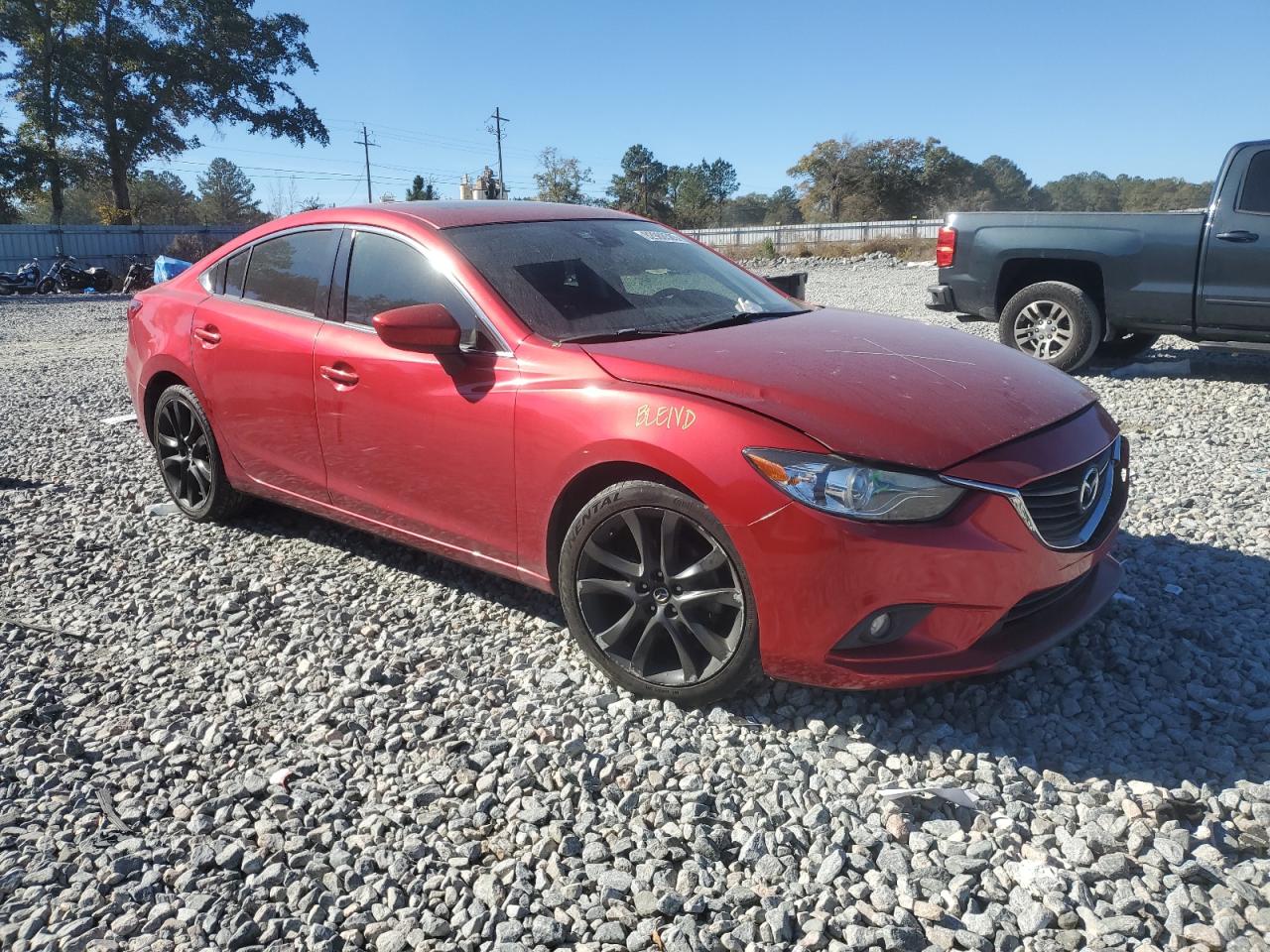 2014 Mazda 6 Grand Touring Red vin: JM1GJ1W66E1135739