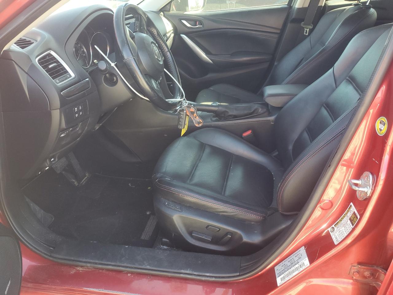 2014 Mazda 6 Grand Touring Red vin: JM1GJ1W66E1135739