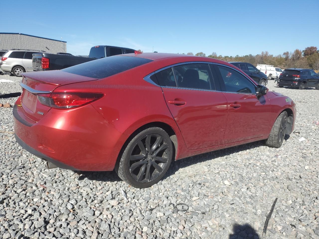 2014 Mazda 6 Grand Touring Red vin: JM1GJ1W66E1135739