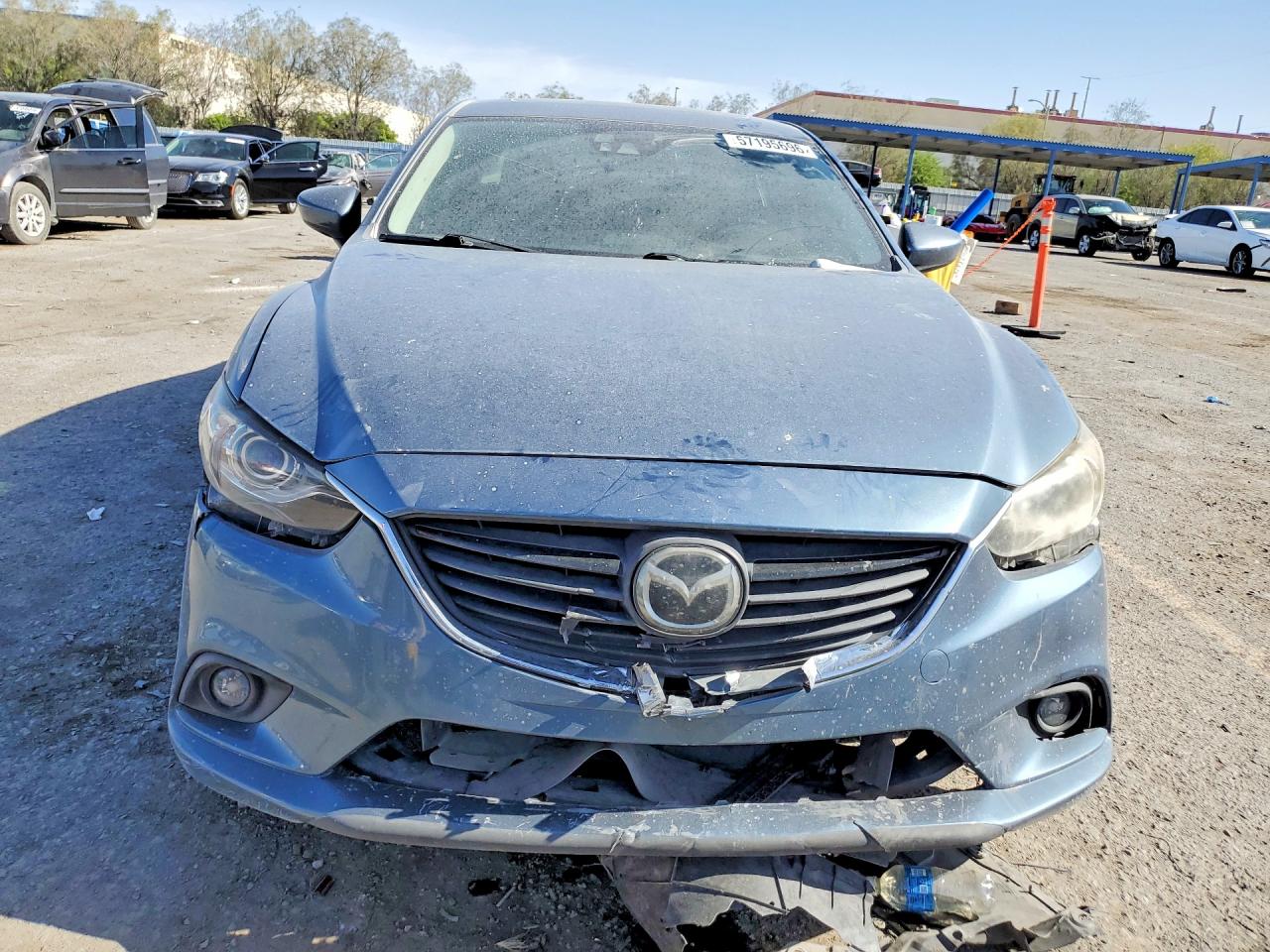 2014 Mazda 6 Grand Touring Blue vin: JM1GJ1W66E1137491