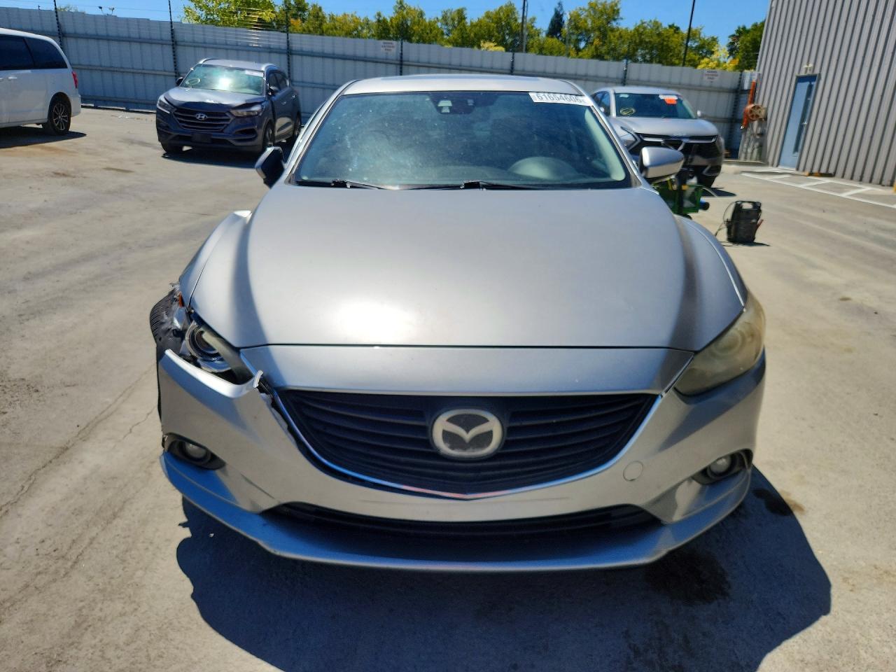 2014 Mazda 6 Grand Touring Silver vin: JM1GJ1W66E1138933