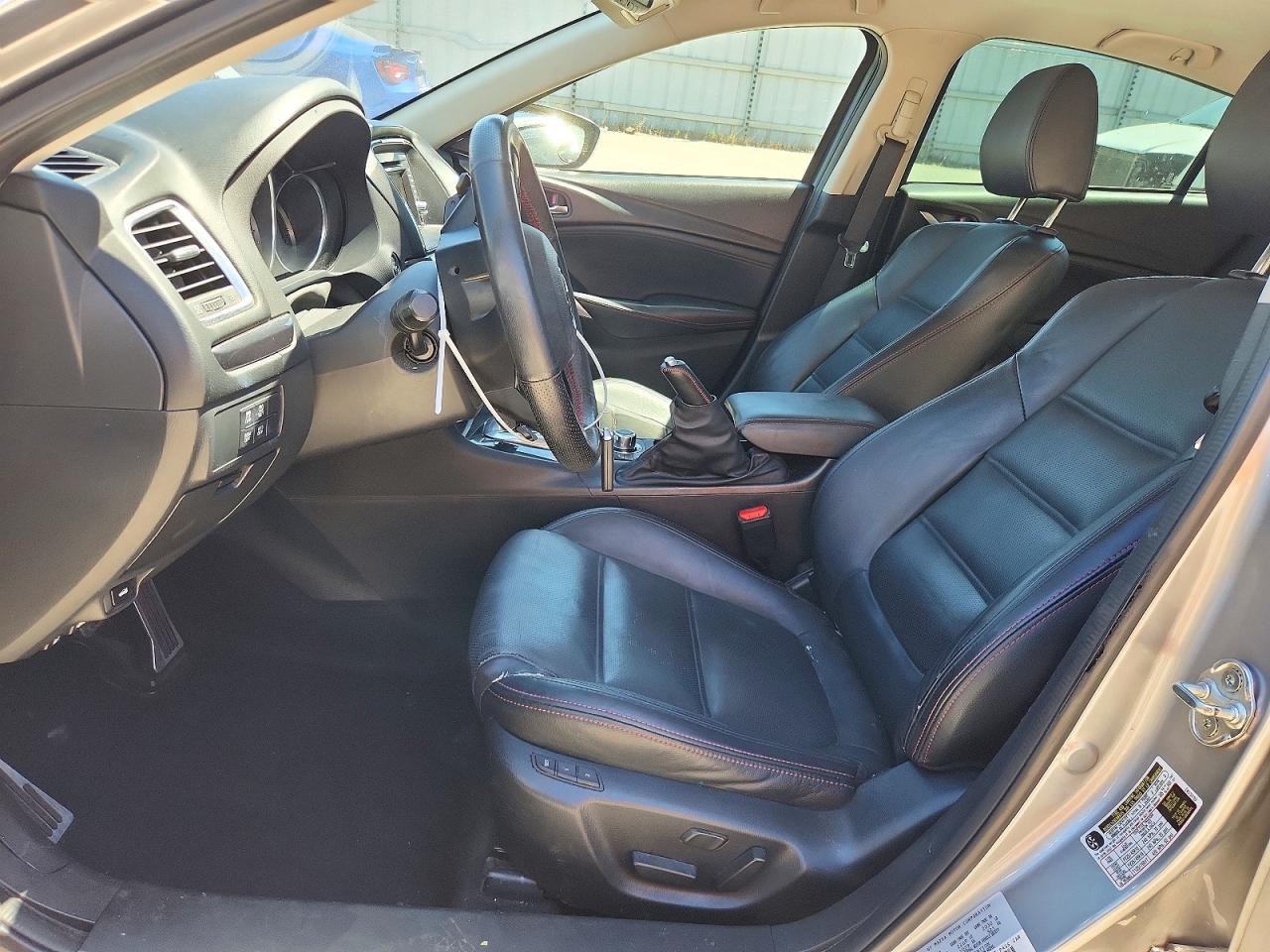 2014 Mazda 6 Grand Touring Silver vin: JM1GJ1W66E1138933