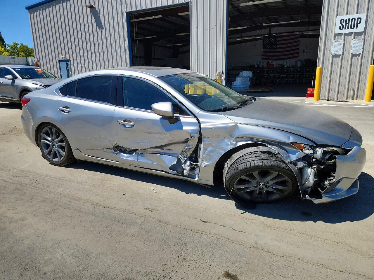 2014 Mazda 6 Grand Touring Silver vin: JM1GJ1W66E1138933