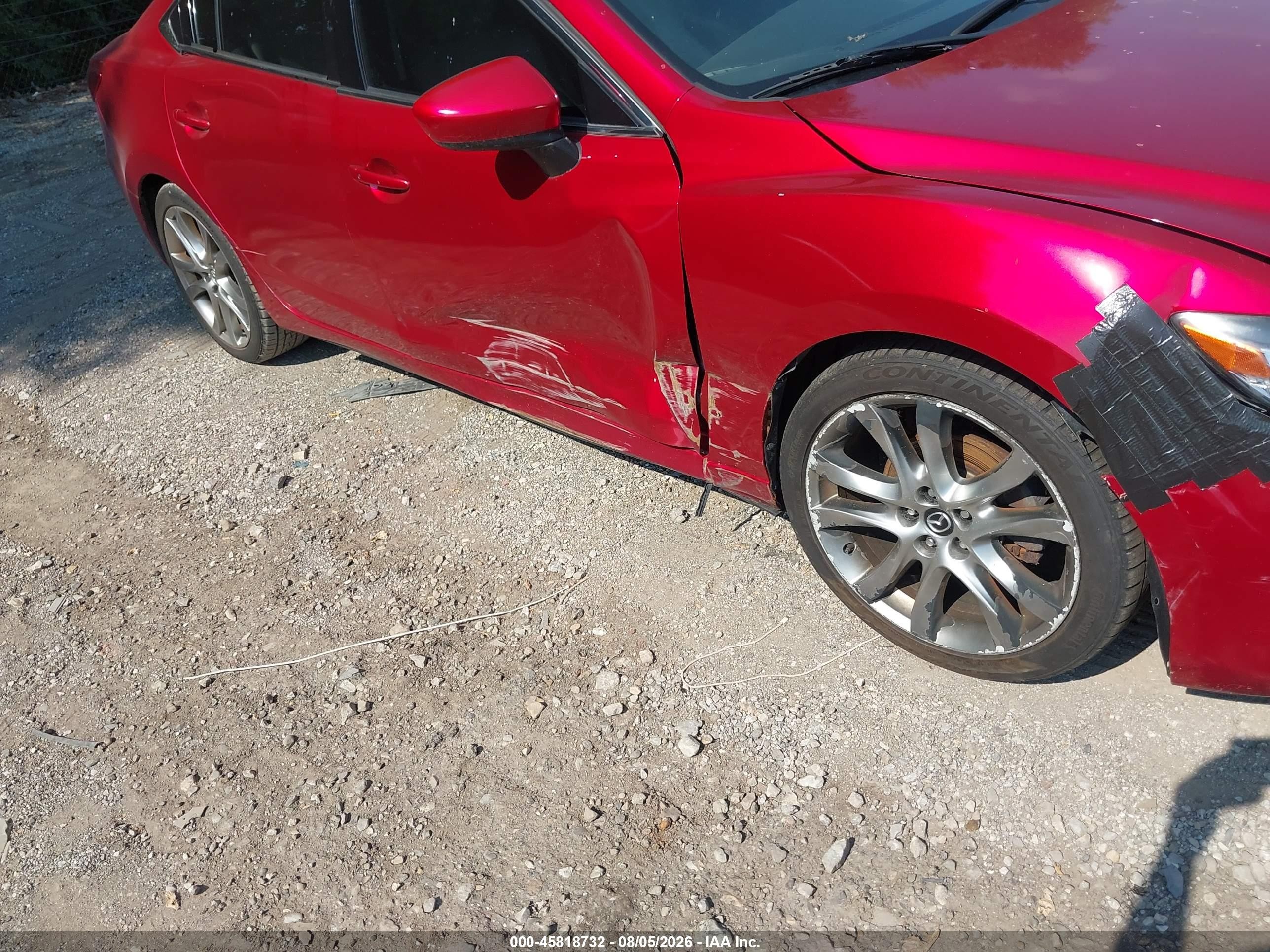 2014 Mazda Mazda6 I Grand Touring Красный vin: JM1GJ1W66E1149804