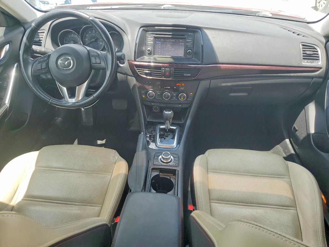 2014 Mazda 6 Grand Touring Red vin: JM1GJ1W66E1151133