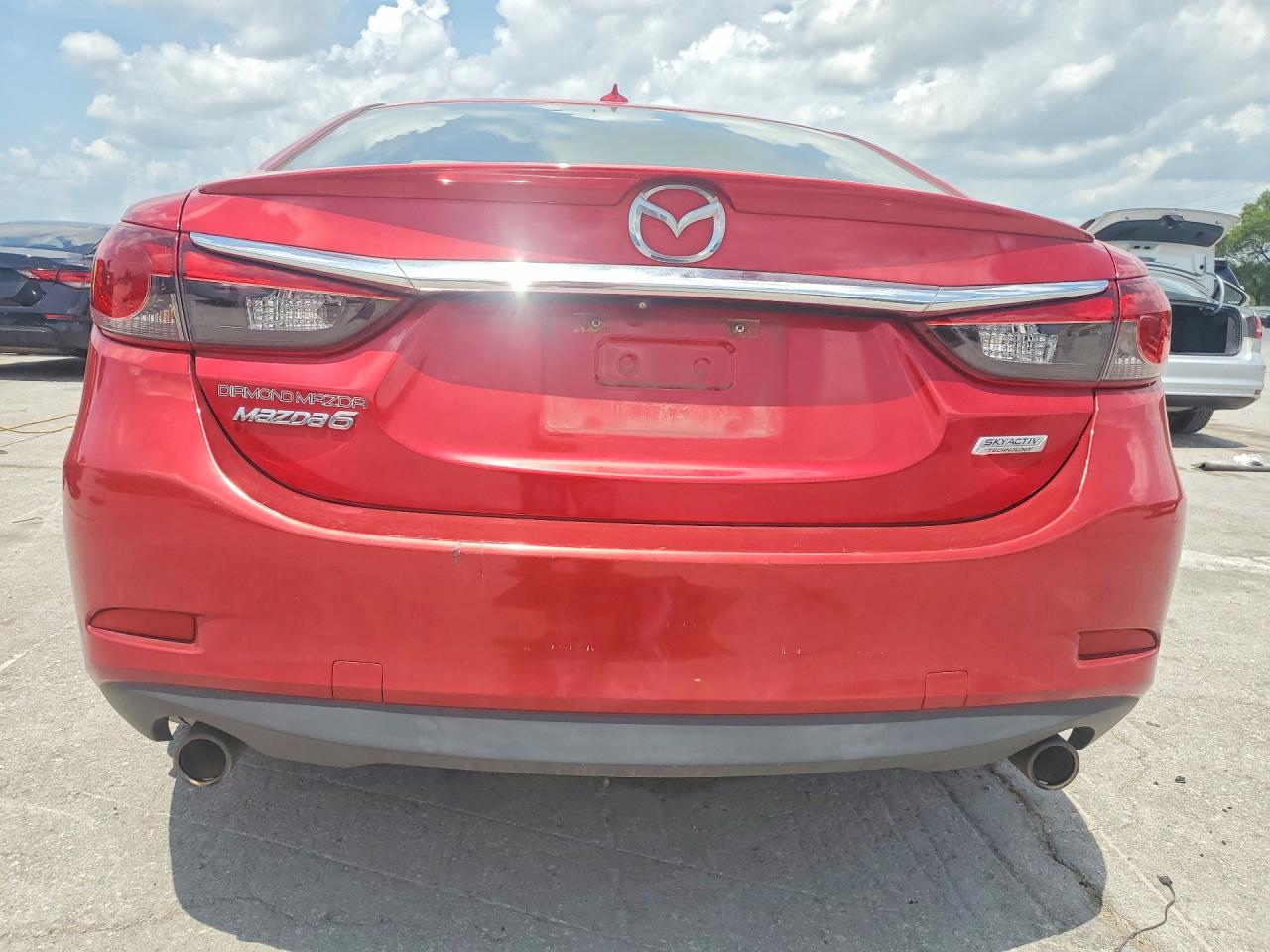 2014 Mazda 6 Grand Touring Red vin: JM1GJ1W66E1151133