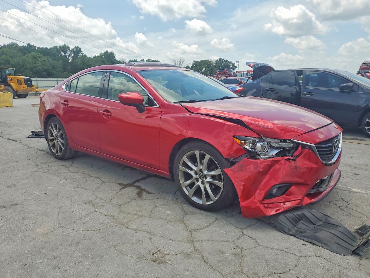 2014 Mazda 6 Grand Touring Red vin: JM1GJ1W66E1151133
