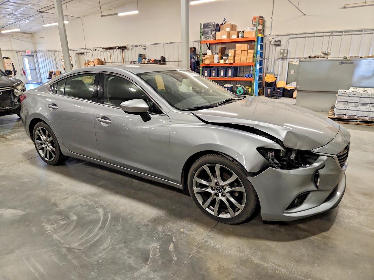 2014 Mazda 6 Grand Touring Серебряный vin: JM1GJ1W66E1162679