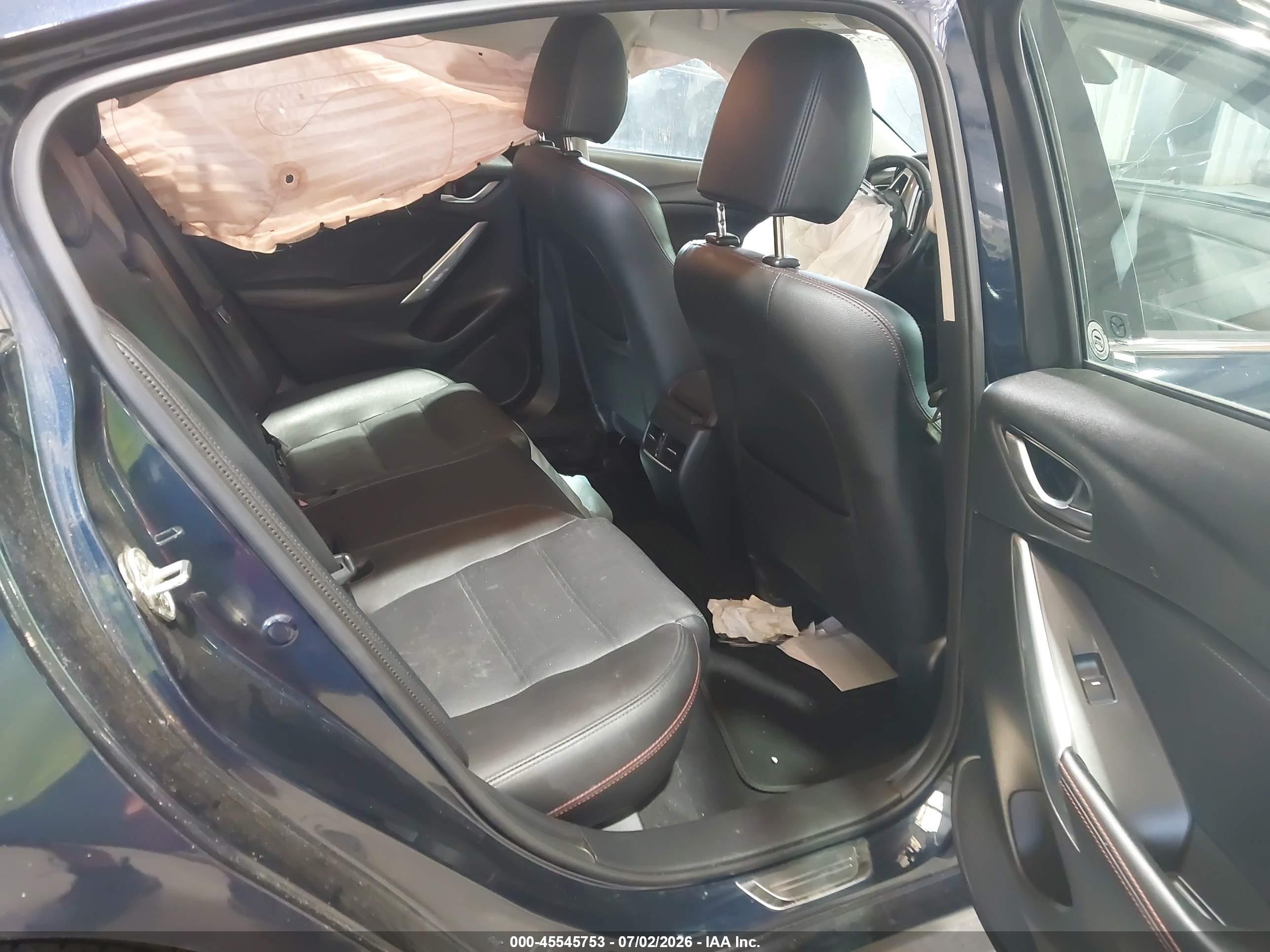 2015 Mazda Mazda6 I Grand Touring Blue vin: JM1GJ1W66F1168158