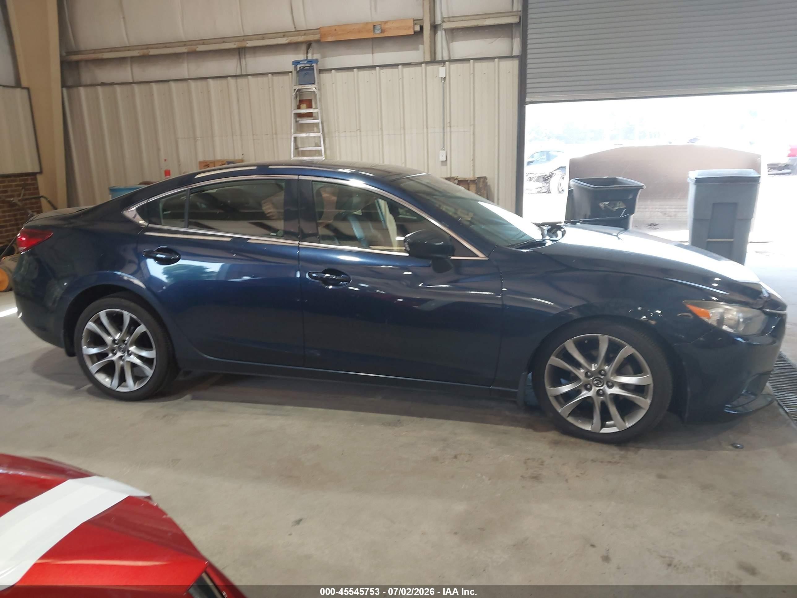 2015 Mazda Mazda6 I Grand Touring Blue vin: JM1GJ1W66F1168158