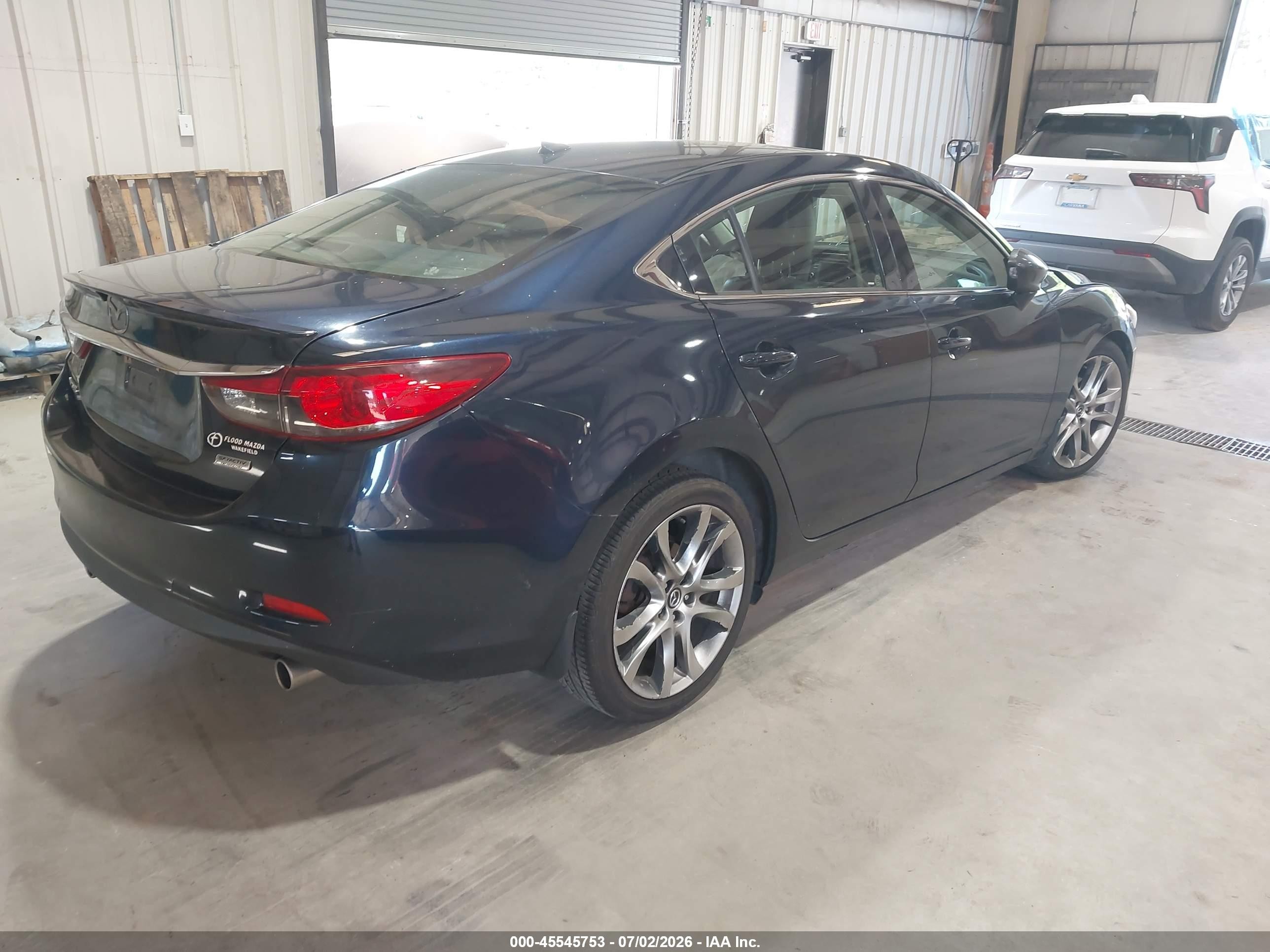 2015 Mazda Mazda6 I Grand Touring Blue vin: JM1GJ1W66F1168158