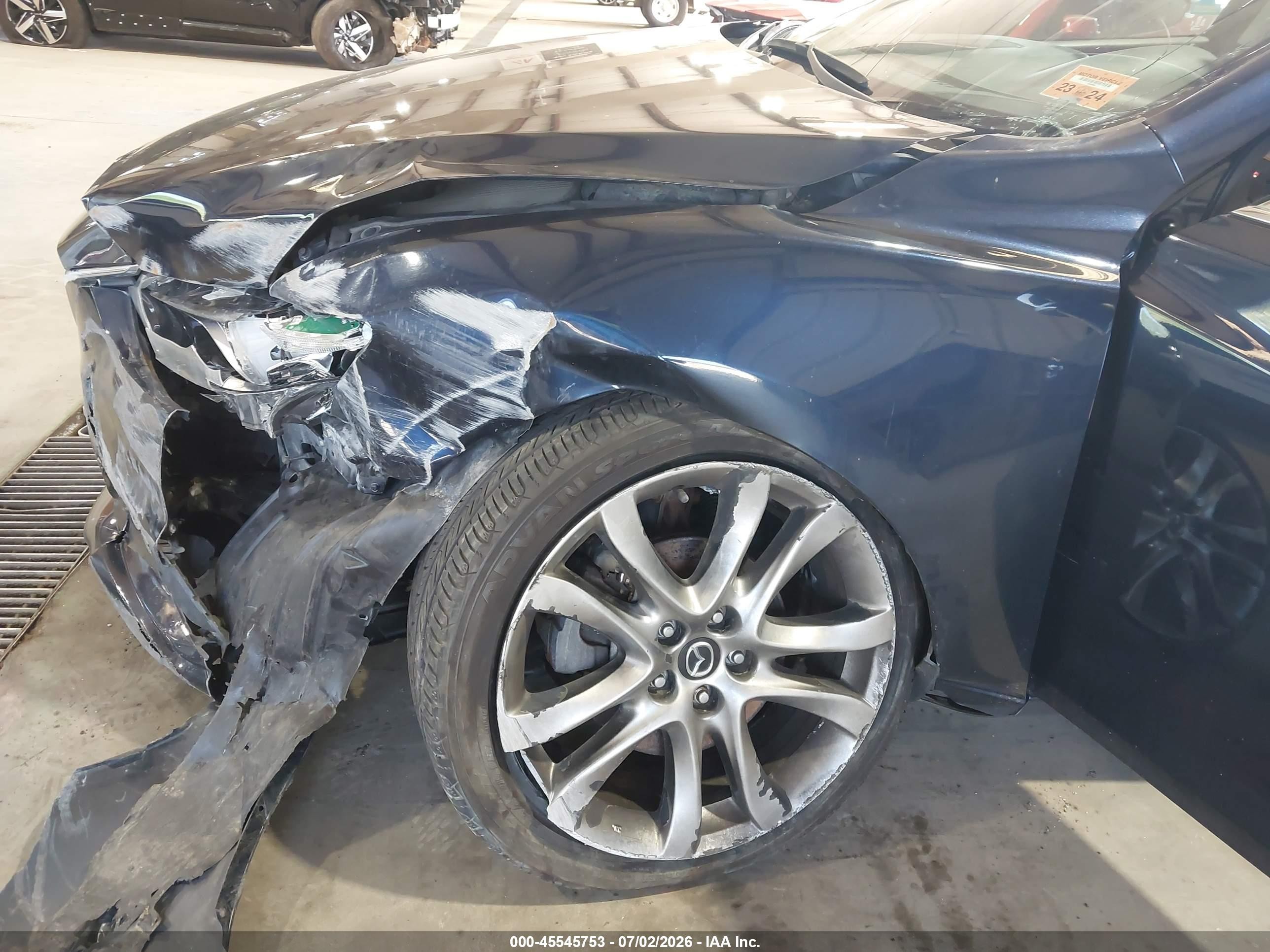 2015 Mazda Mazda6 I Grand Touring Blue vin: JM1GJ1W66F1168158