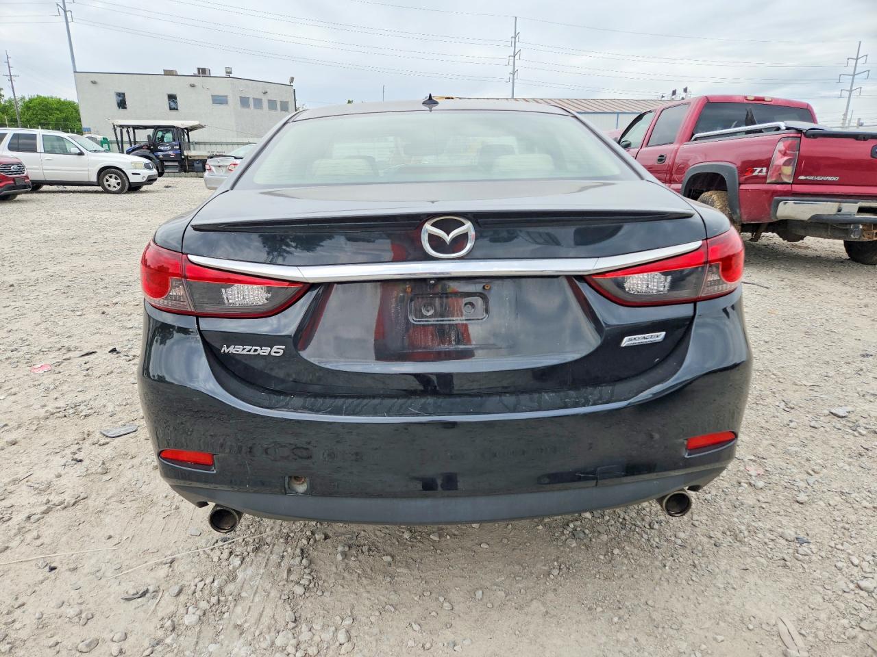 2015 Mazda 6 Grand Touring Black vin: JM1GJ1W66F1177328
