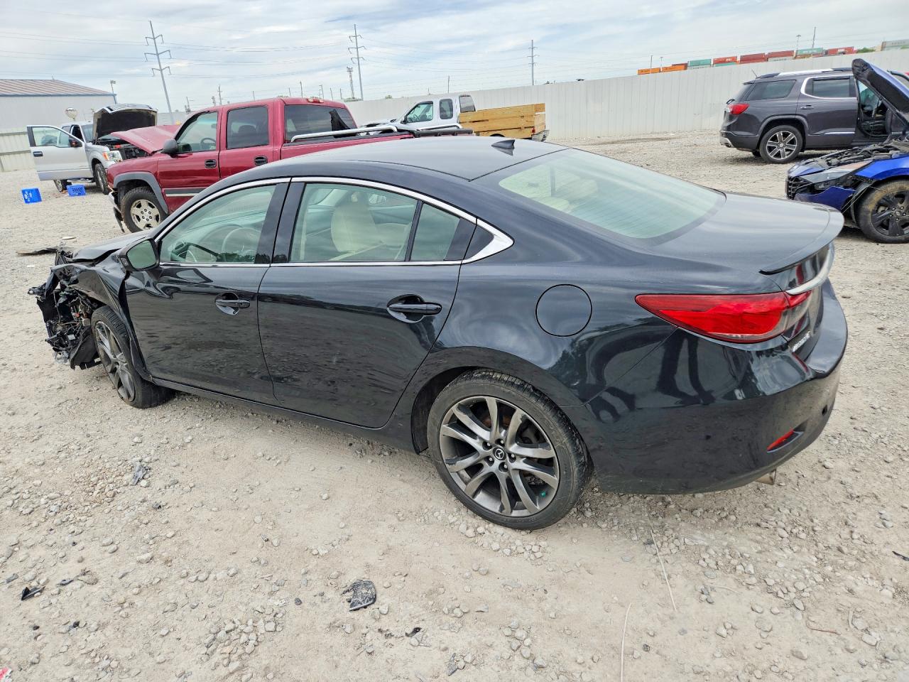 2015 Mazda 6 Grand Touring Black vin: JM1GJ1W66F1177328