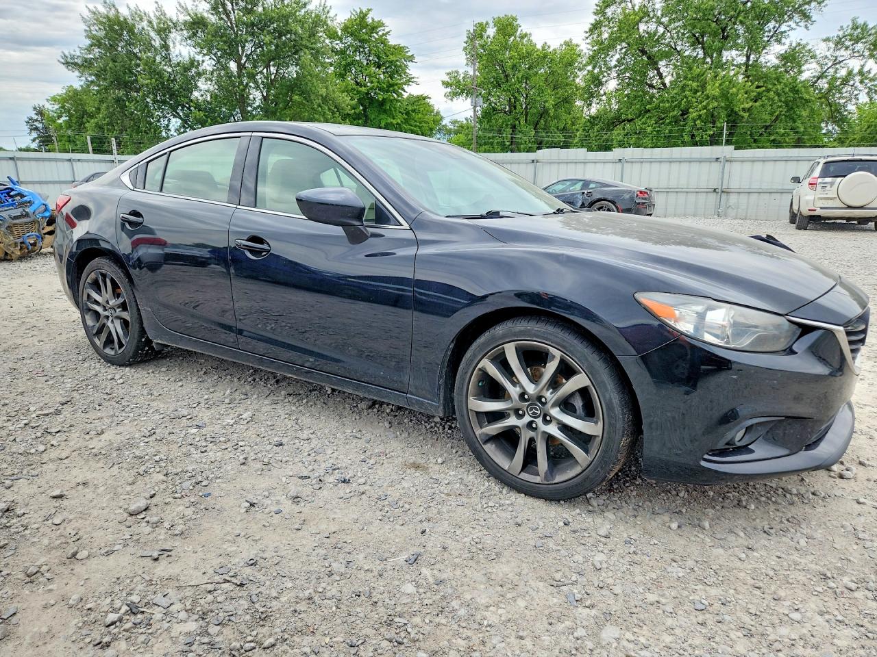 2015 Mazda 6 Grand Touring Black vin: JM1GJ1W66F1177328