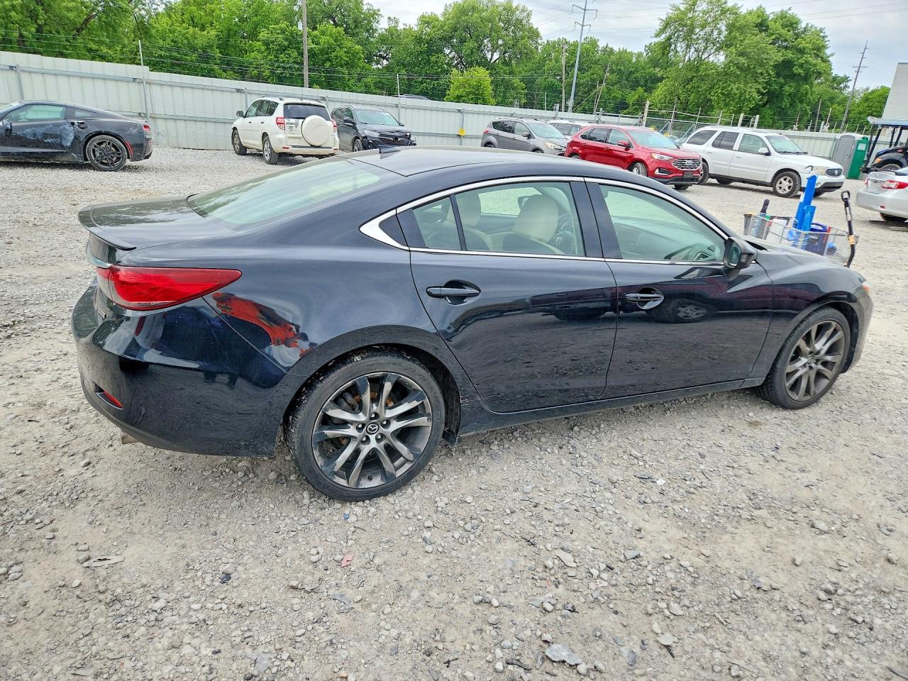 2015 Mazda 6 Grand Touring Black vin: JM1GJ1W66F1177328