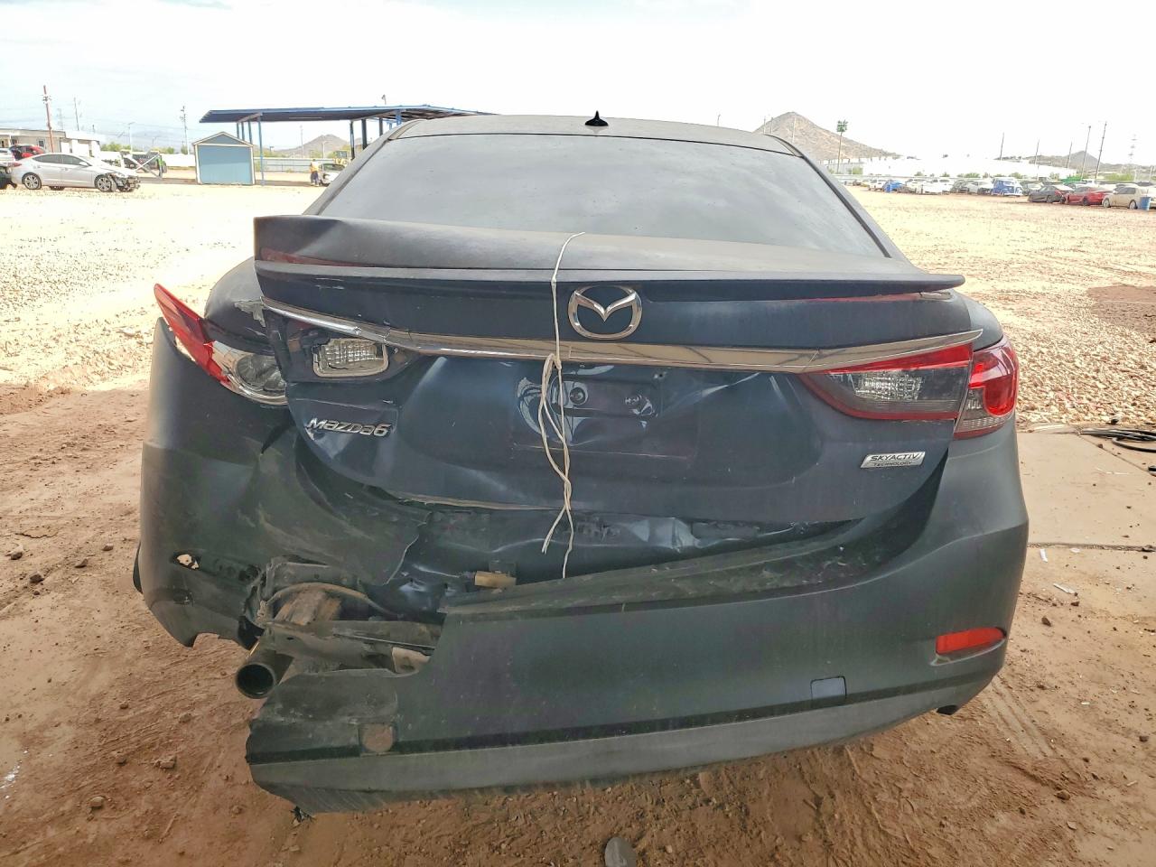 2015 Mazda 6 Grand Touring Black vin: JM1GJ1W66F1177572