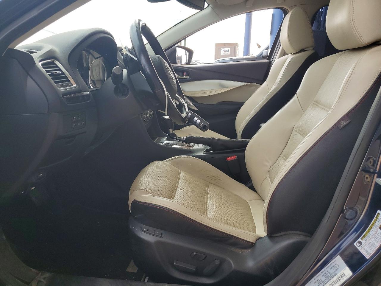 2015 Mazda 6 Grand Touring Black vin: JM1GJ1W66F1177572