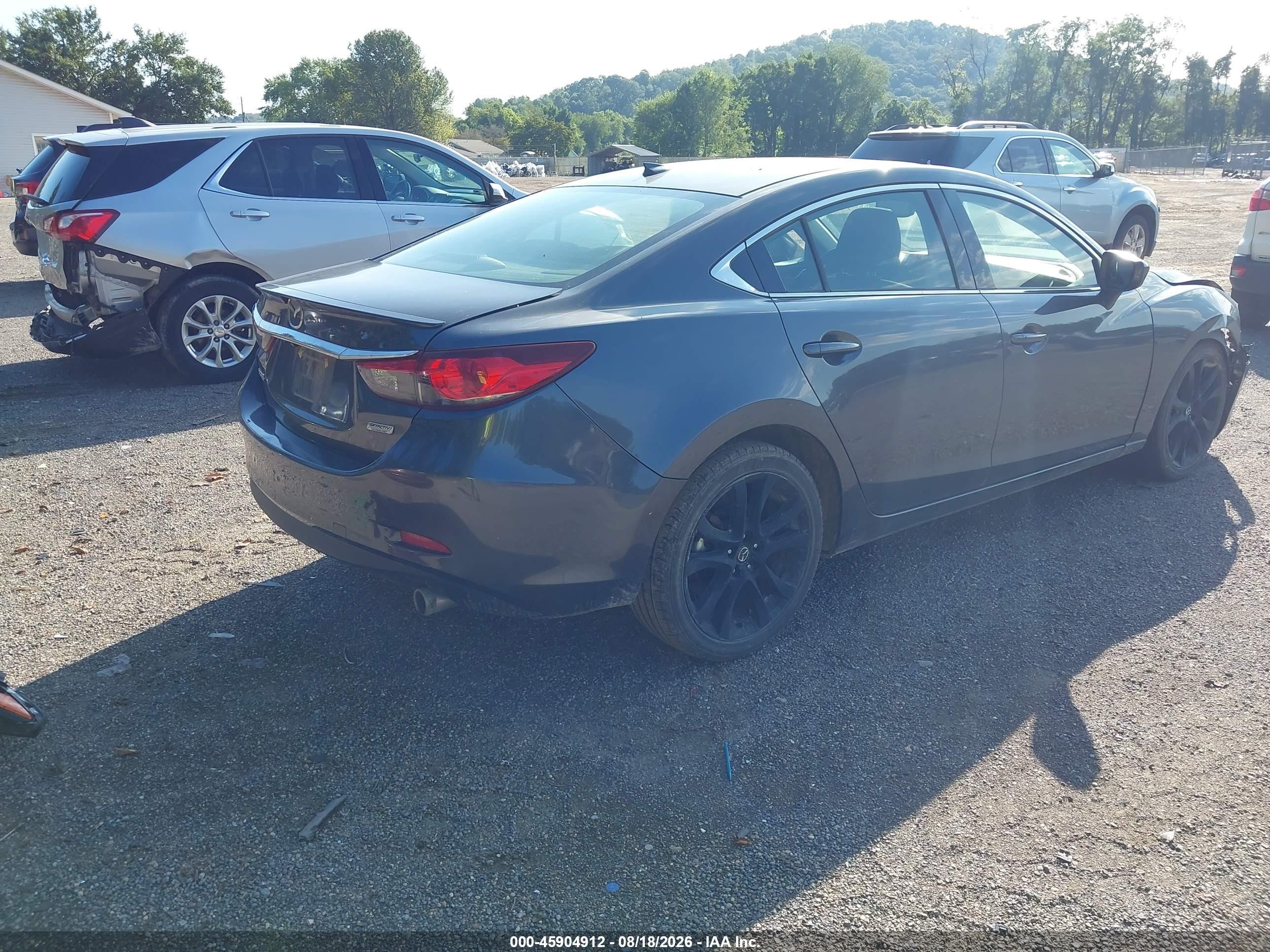 2014 Mazda Mazda6 I Grand Touring Gray vin: JM1GJ1W67E1118450