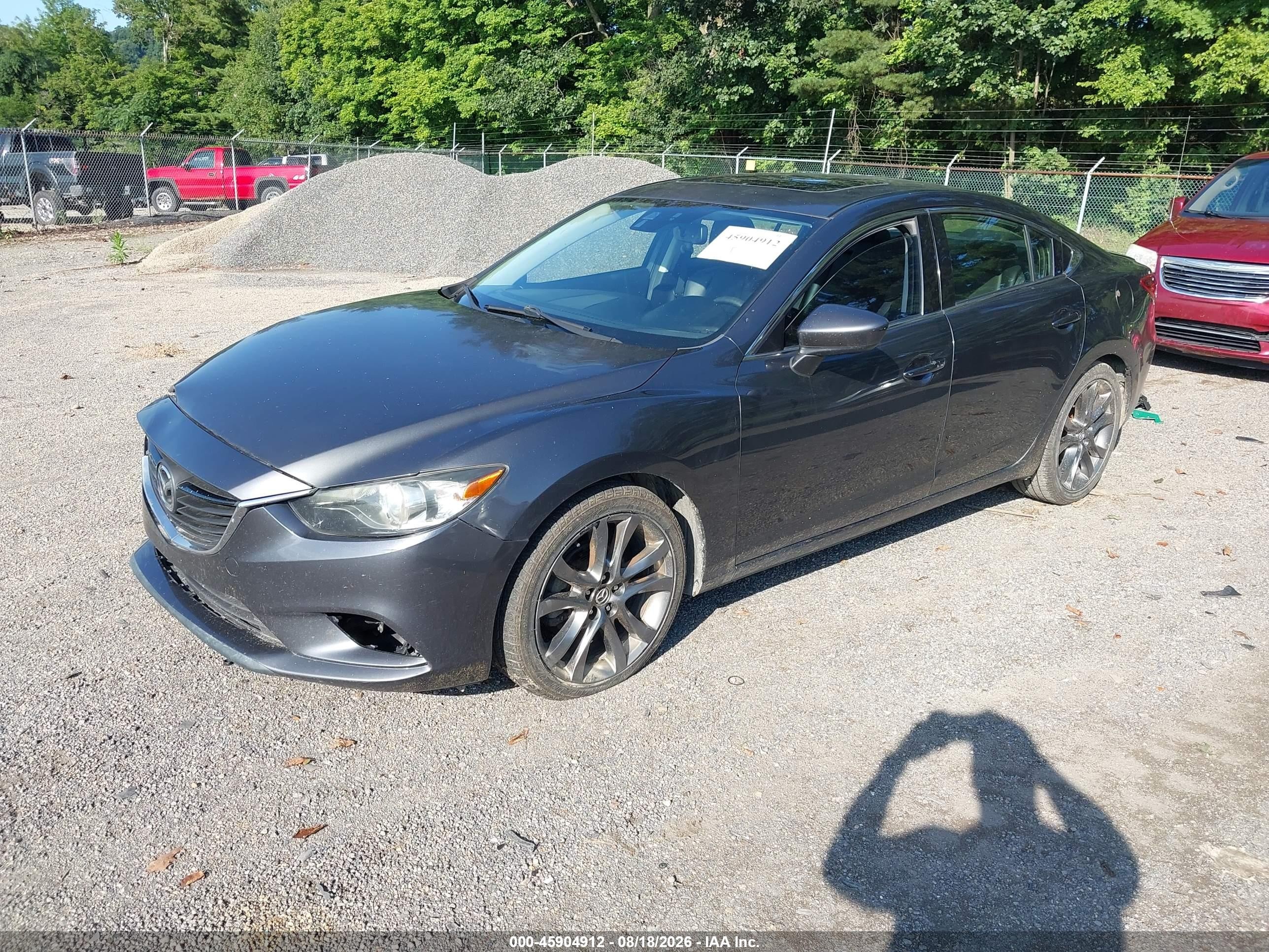 2014 Mazda Mazda6 I Grand Touring Gray vin: JM1GJ1W67E1118450