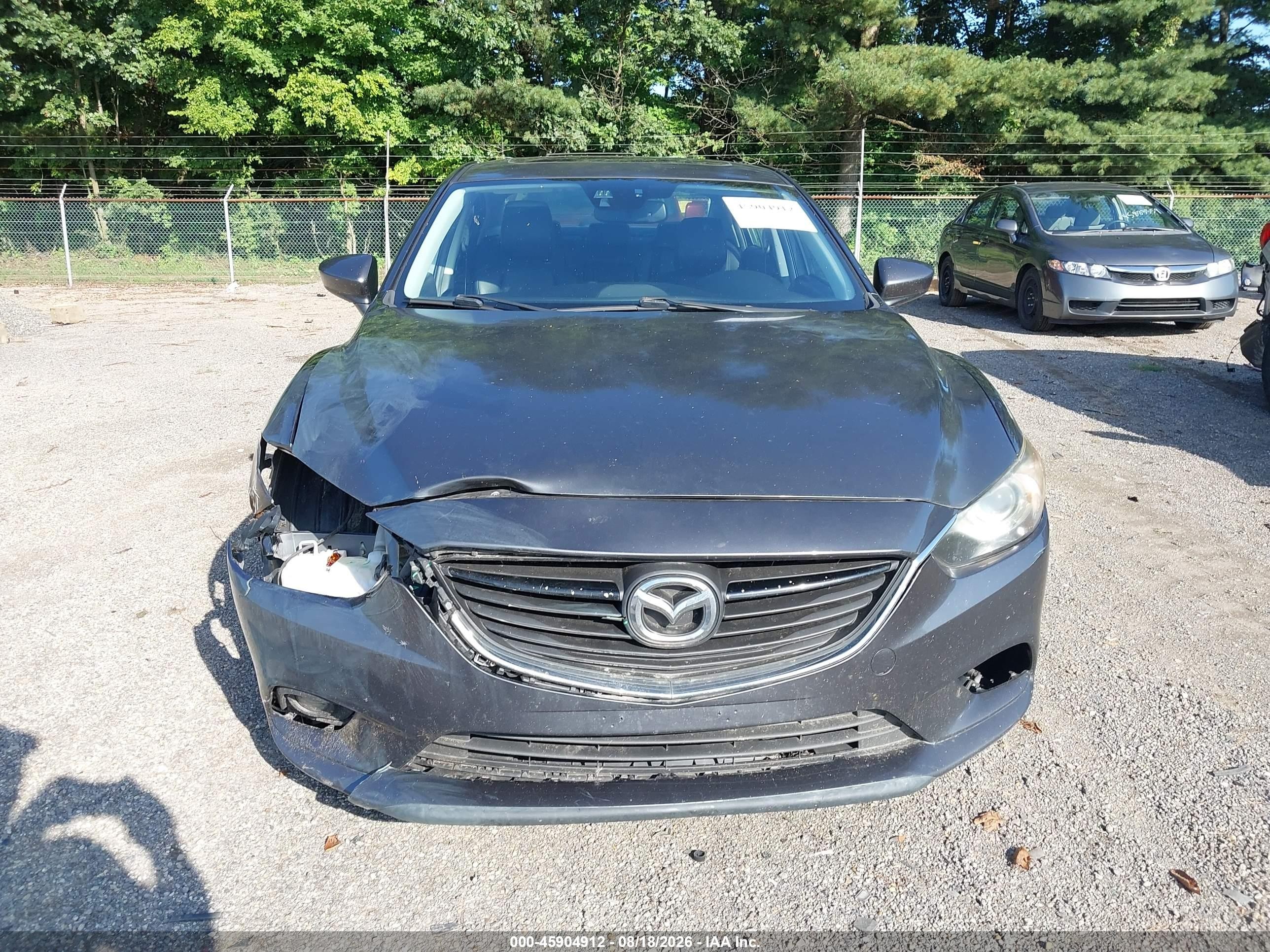 2014 Mazda Mazda6 I Grand Touring Gray vin: JM1GJ1W67E1118450