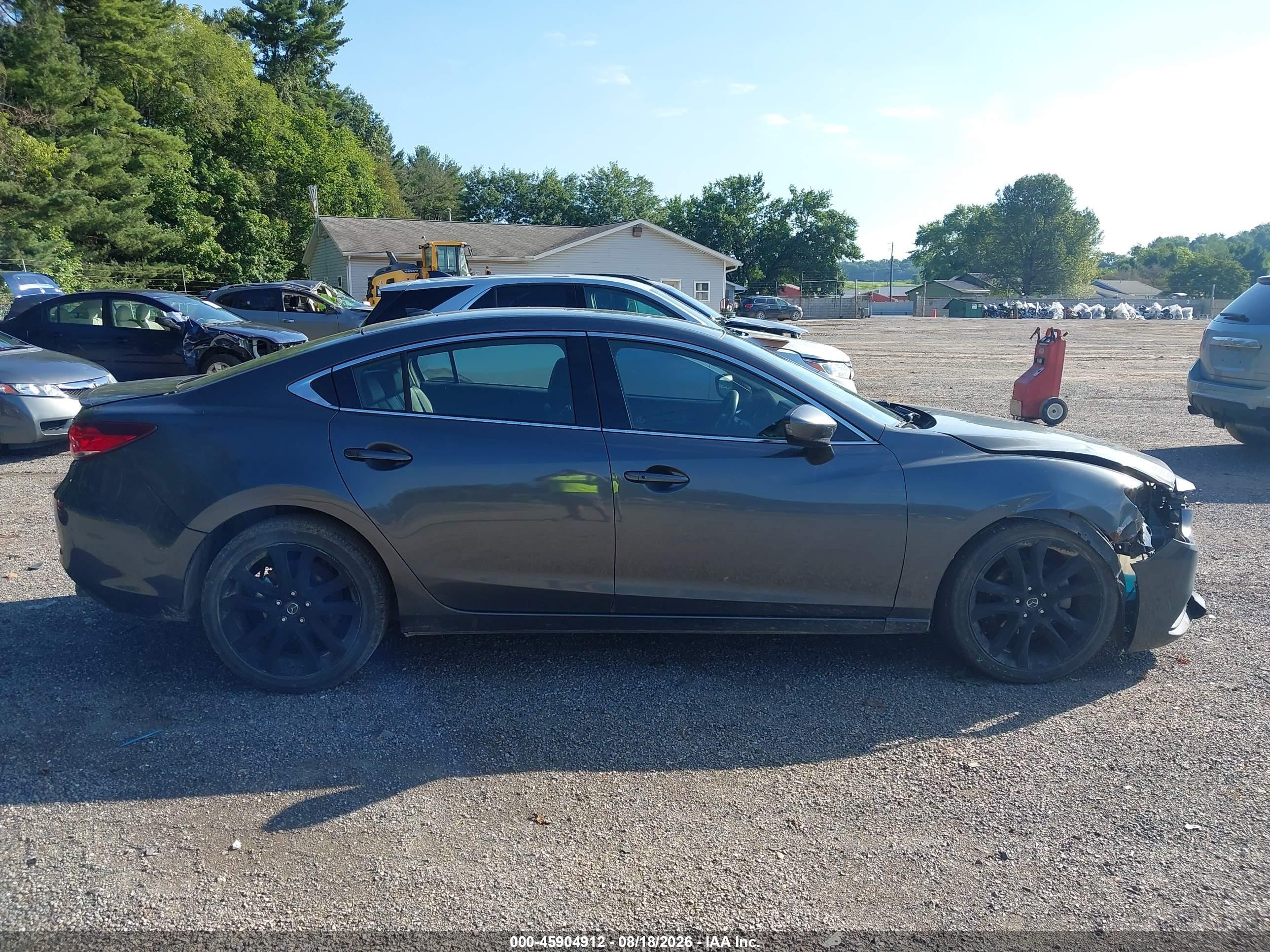 2014 Mazda Mazda6 I Grand Touring Gray vin: JM1GJ1W67E1118450