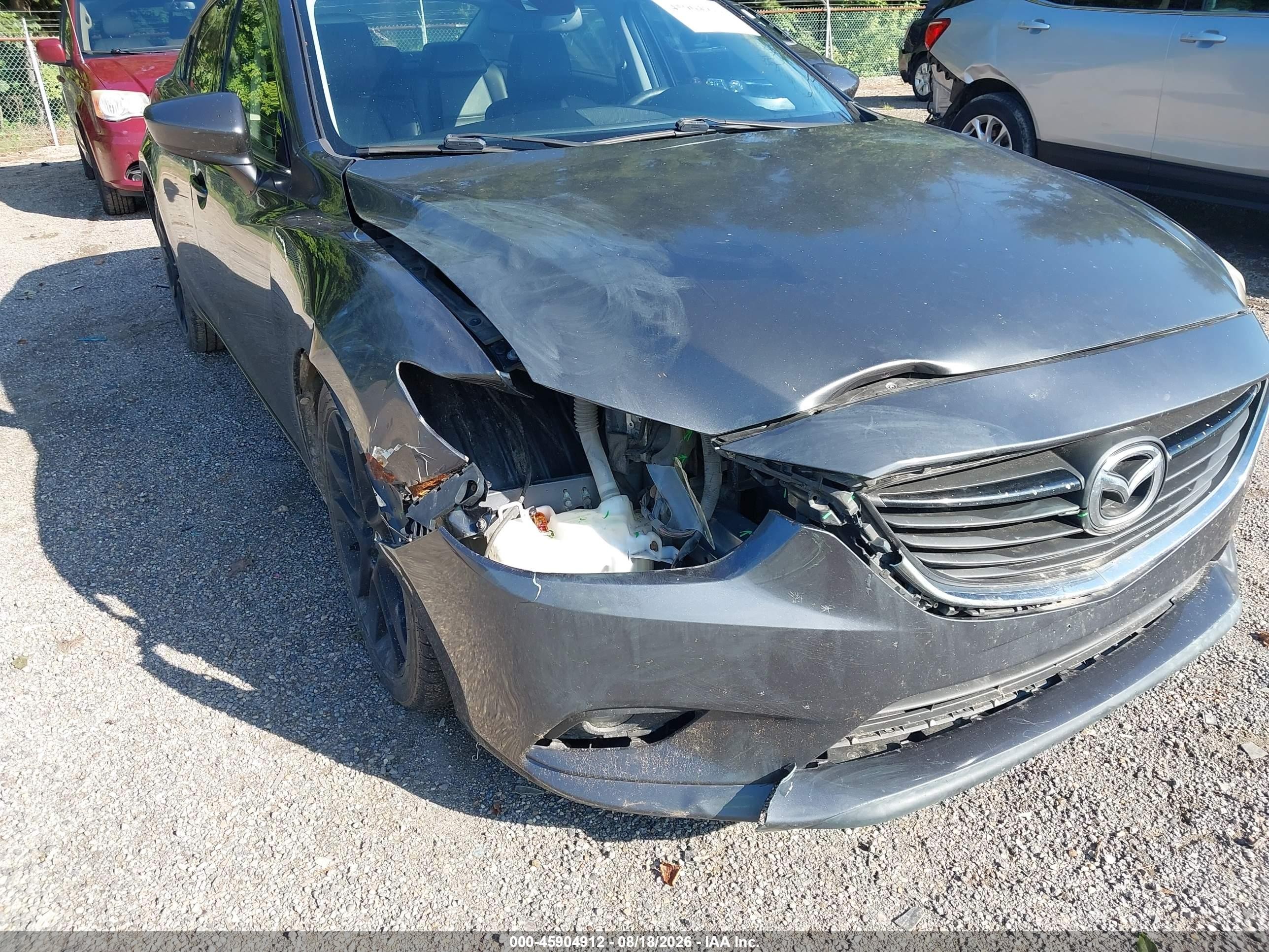2014 Mazda Mazda6 I Grand Touring Gray vin: JM1GJ1W67E1118450