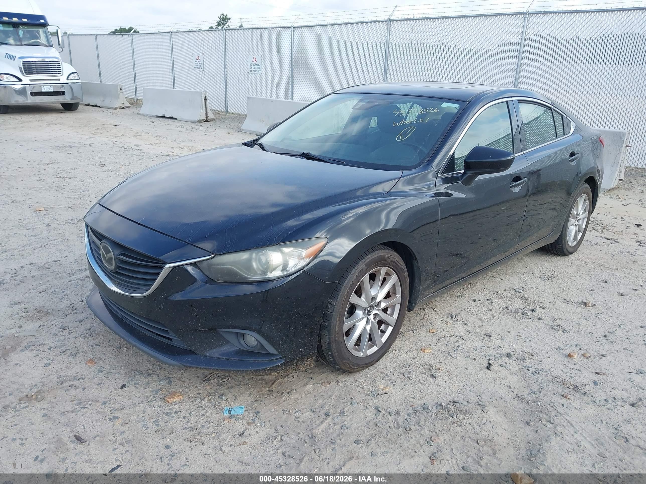 2014 Mazda Mazda6 I Grand Touring Black vin: JM1GJ1W67E1120439