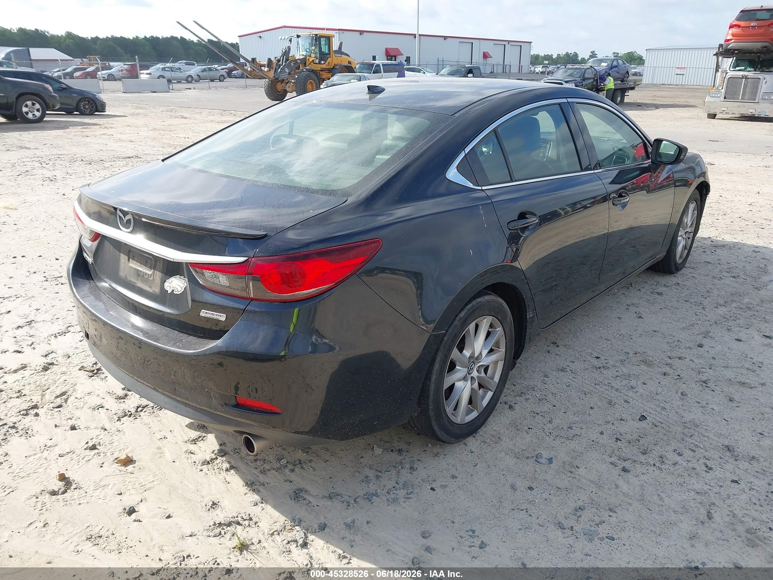 2014 Mazda Mazda6 I Grand Touring Black vin: JM1GJ1W67E1120439