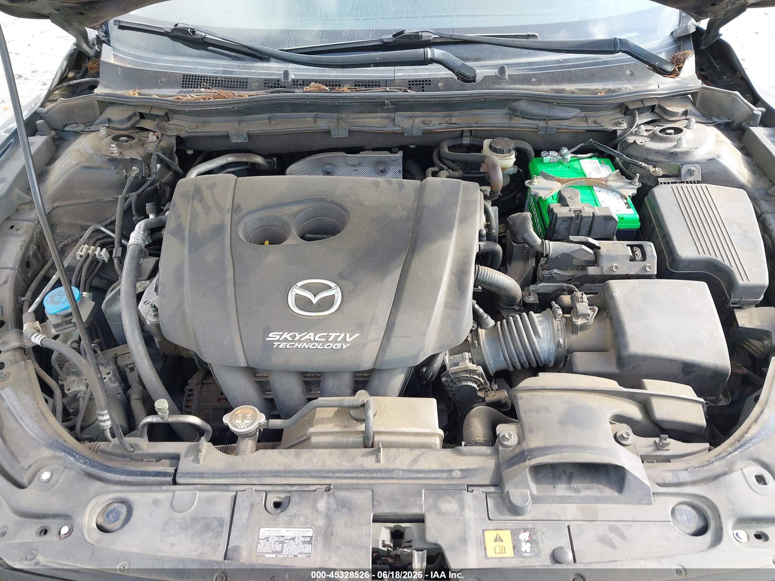 2014 Mazda Mazda6 I Grand Touring Black vin: JM1GJ1W67E1120439