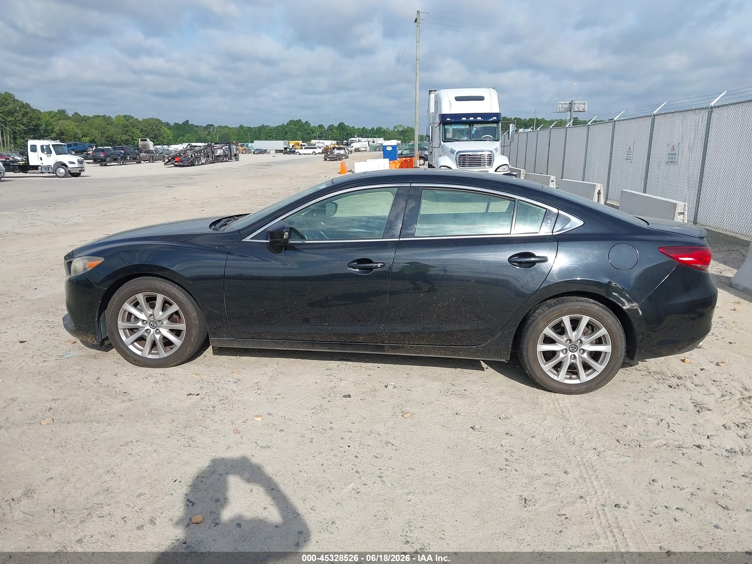 2014 Mazda Mazda6 I Grand Touring Black vin: JM1GJ1W67E1120439