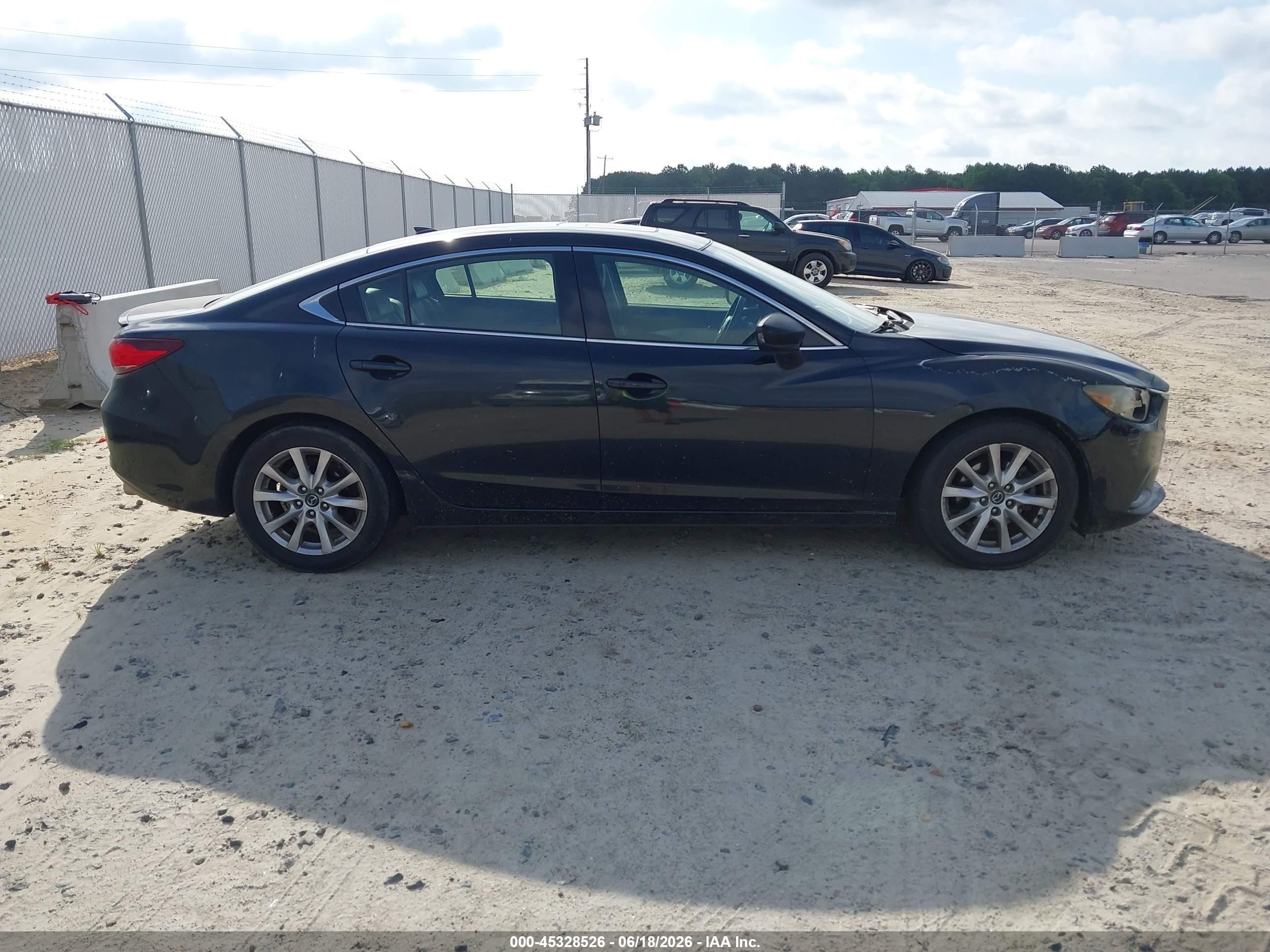 2014 Mazda Mazda6 I Grand Touring Black vin: JM1GJ1W67E1120439