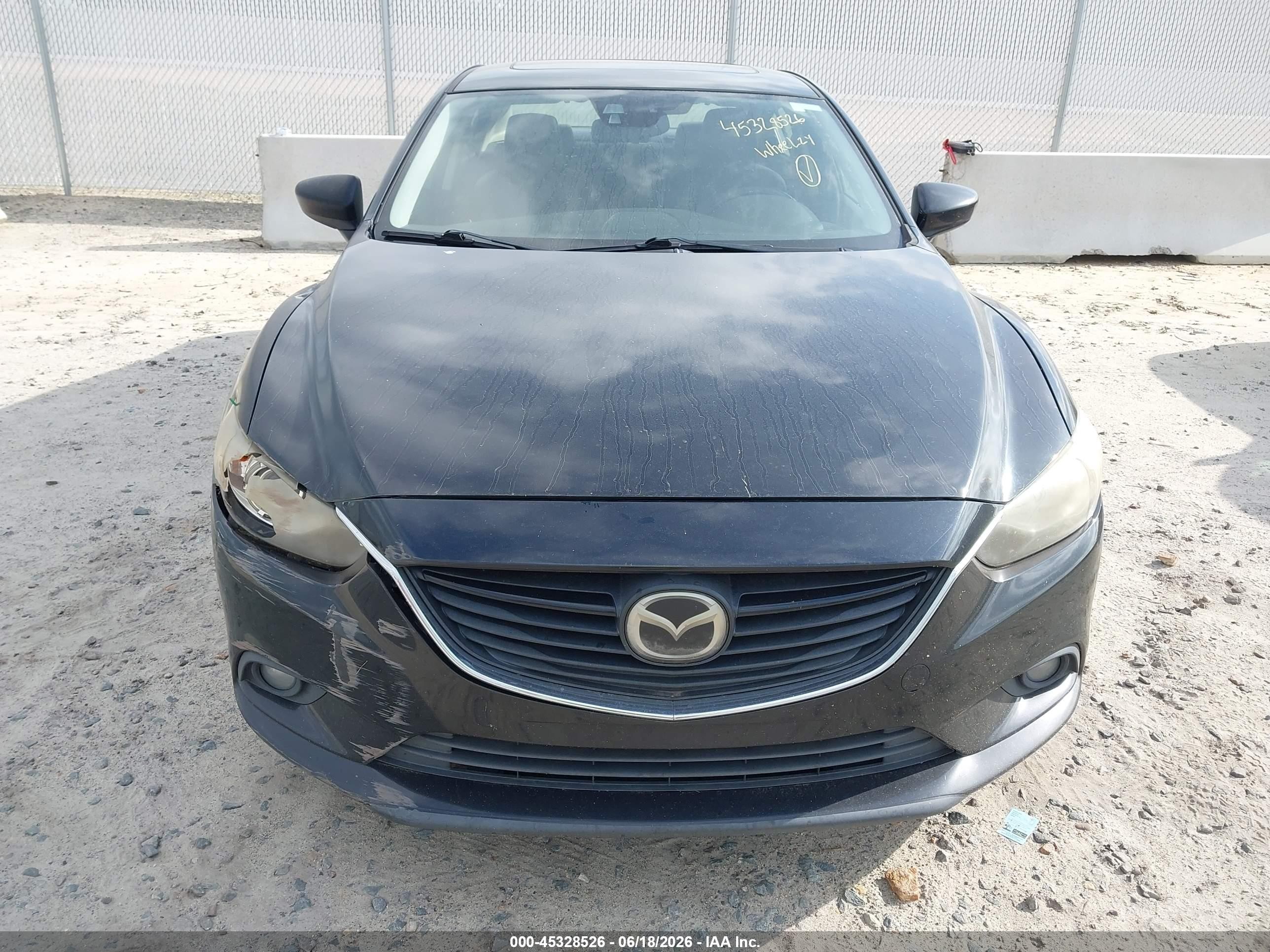 2014 Mazda Mazda6 I Grand Touring Black vin: JM1GJ1W67E1120439