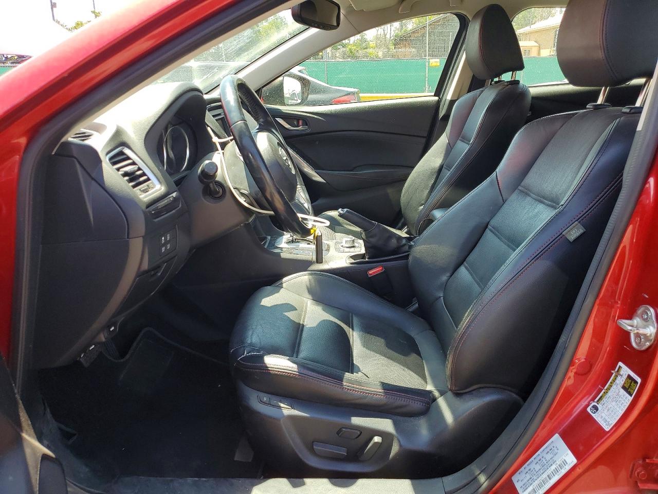 2014 Mazda 6 Grand Touring Red vin: JM1GJ1W67E1128797