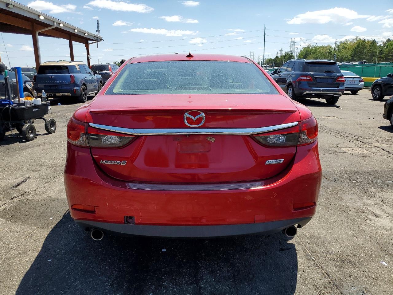 2014 Mazda 6 Grand Touring Red vin: JM1GJ1W67E1128797