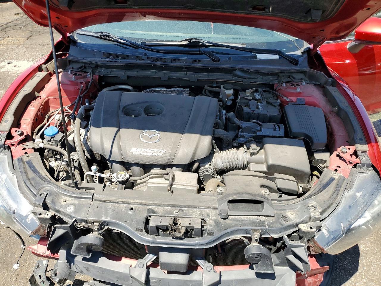 2014 Mazda 6 Grand Touring Red vin: JM1GJ1W67E1128797
