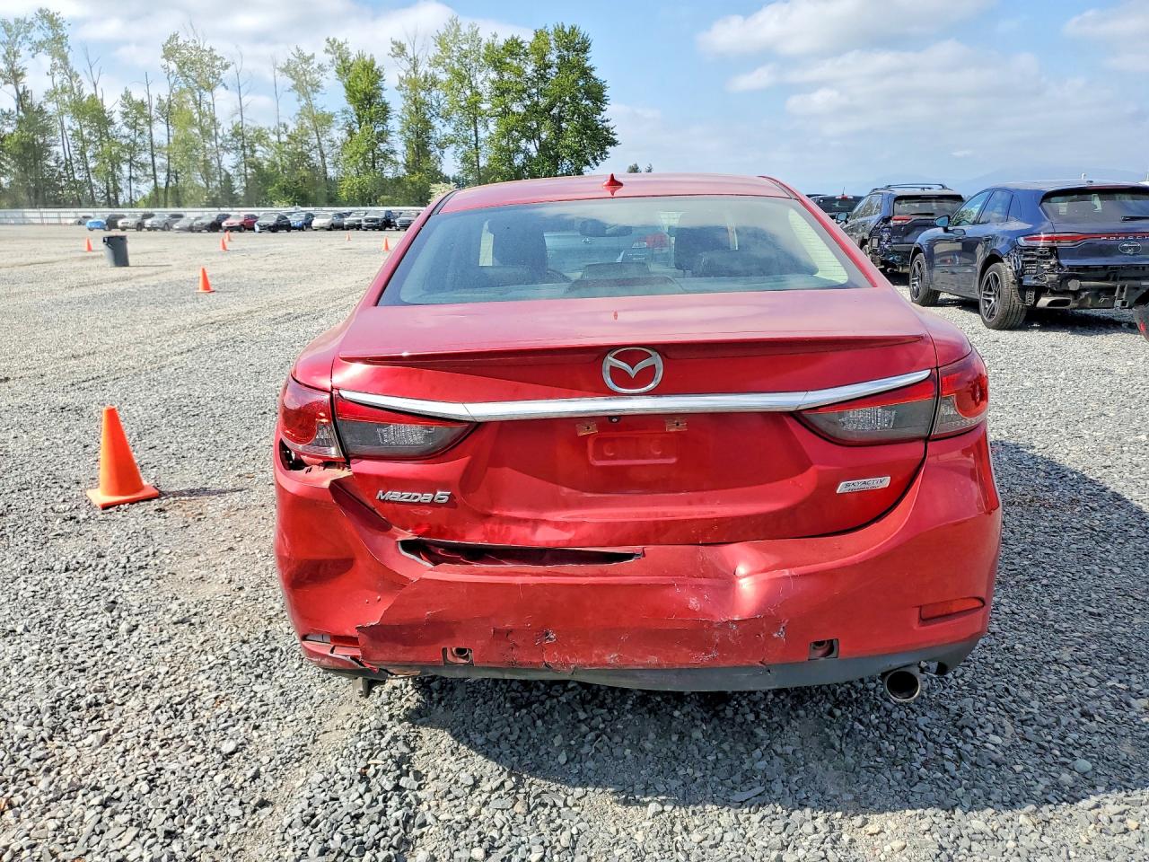 2014 Mazda 6 Grand Touring Red vin: JM1GJ1W67E1140934
